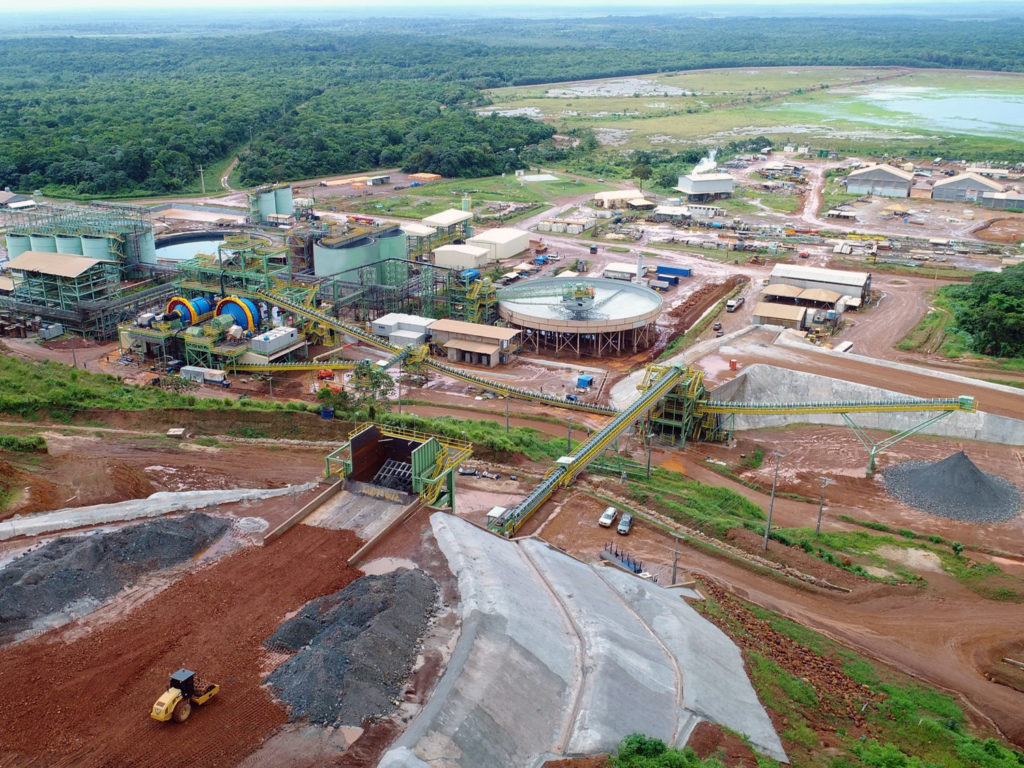 Aerial view of Aurizona mine