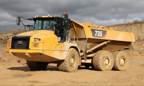 TRUCKS Cat Articulated Truck Production Reaches Units Canadian Mining Journal