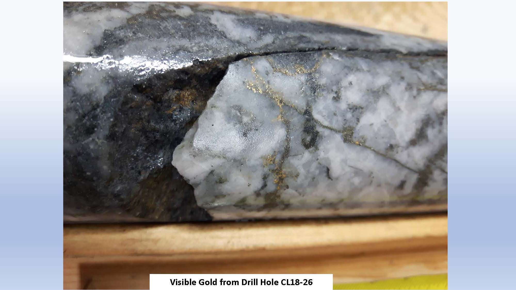 Visible gold from Clarence Stream Credit: Galway