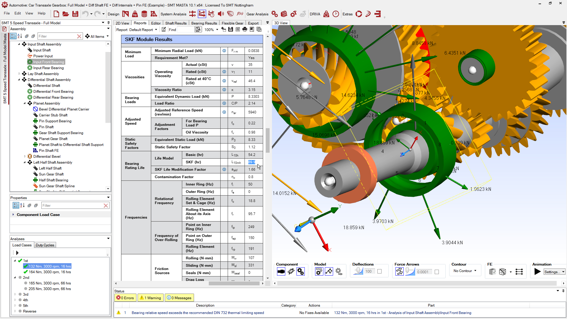 MASTA software screenshot Credit: SKF