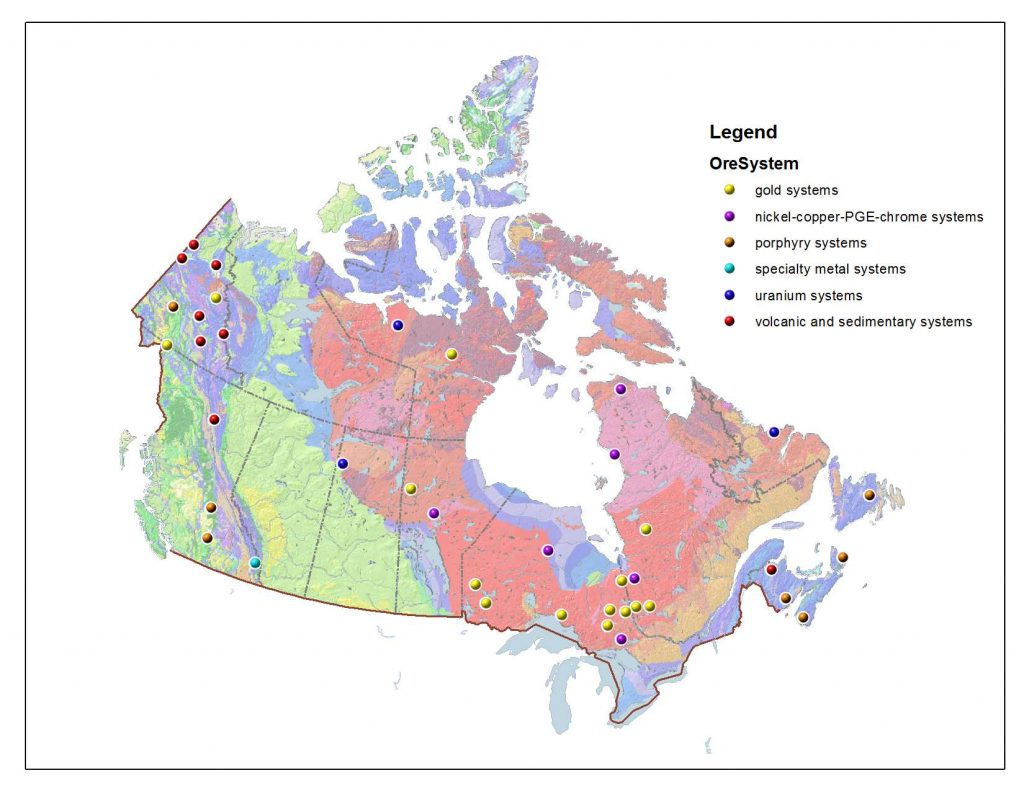 Targeted Geoscience Initiative areas of interest Credit: Government of Canada